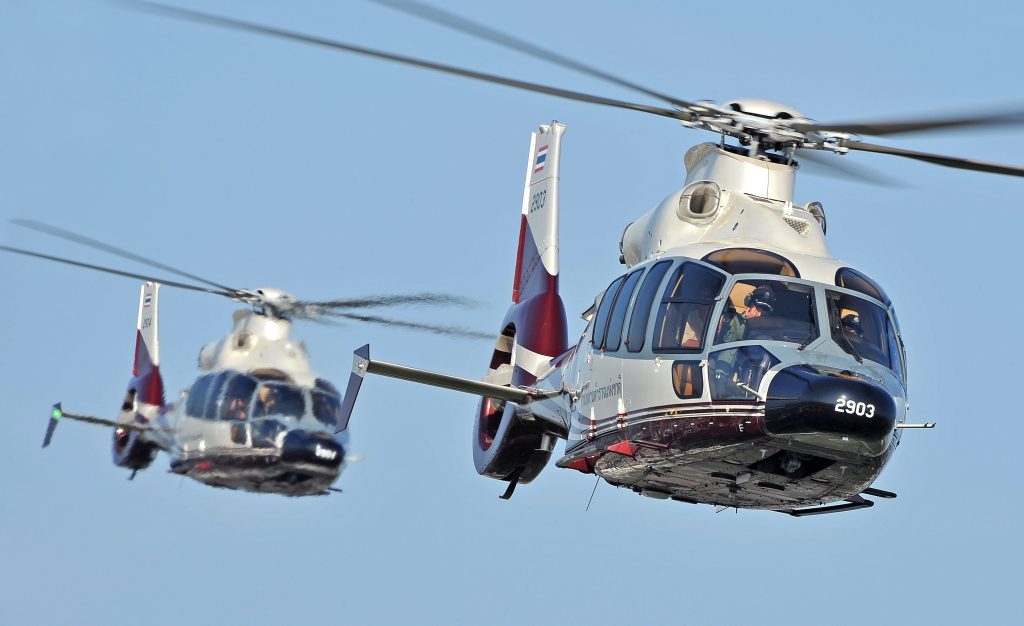 EC155 affrété par Dynami Aviation Ops